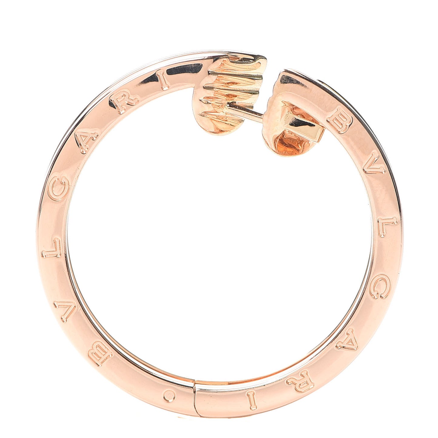 18K Rose Gold B.Zero1 Hoop Earrings
