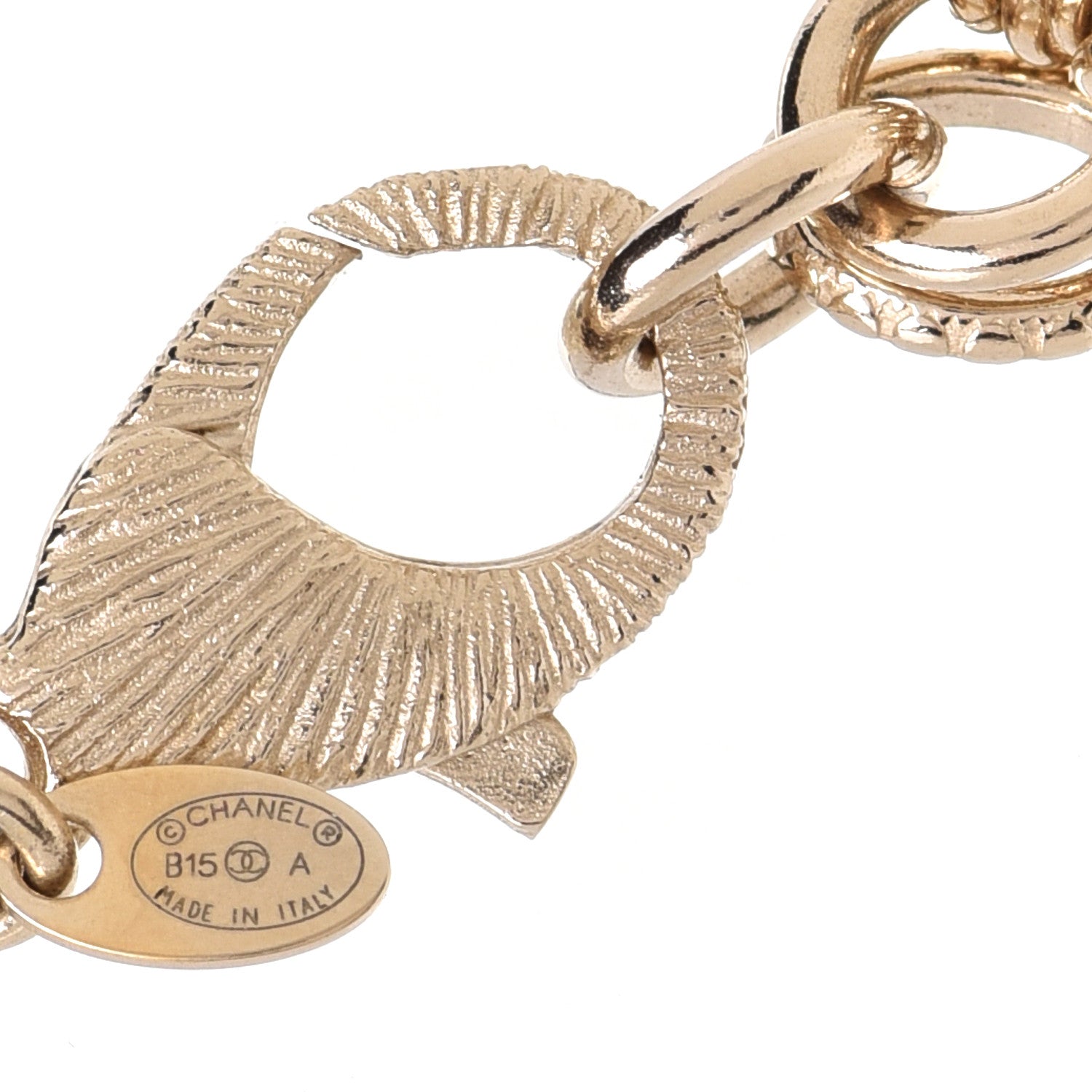 Chanel Pearl Multi Strand CC Necklace Gold 4 of 5