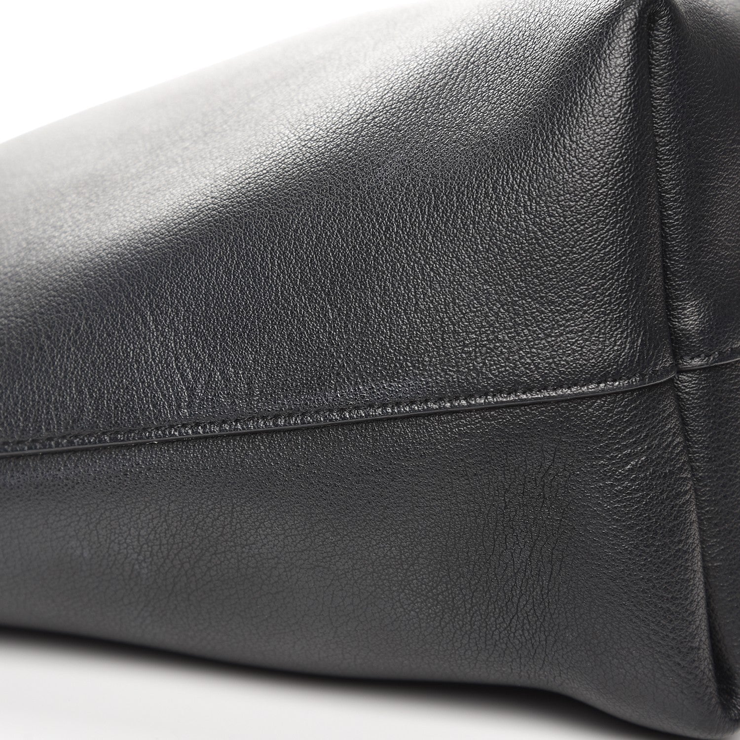 Saint Laurent Calfskin Large Shopping Tote Black 10 of 10