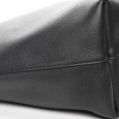 Saint Laurent Calfskin Large Shopping Tote Black 10 of 10
