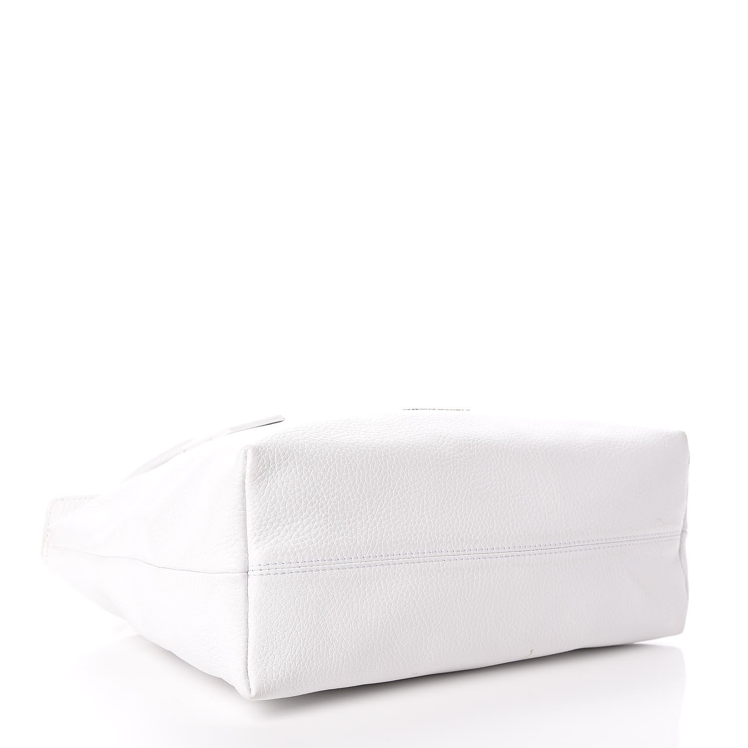 Burberry London Grainy Calfskin Medium Baynard Tote White 4 of 20