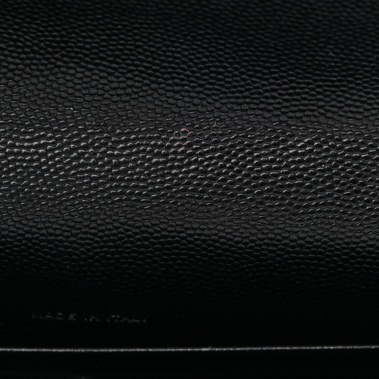 Saint Laurent Grain De Poudre Matelasse Chevron Monogram Envelope Chain Wallet Black 12 of 12