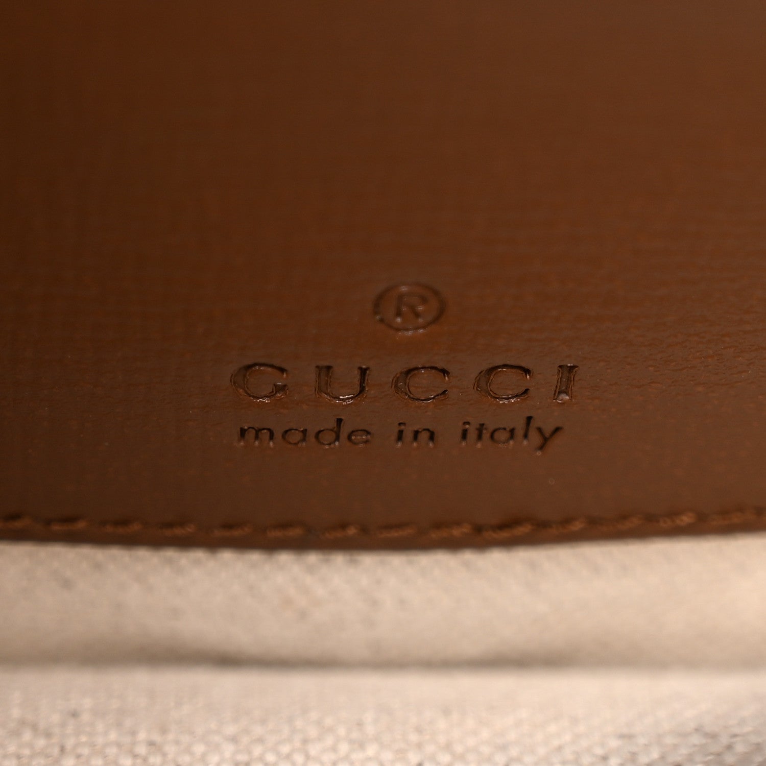 Gucci GG Supreme Monogram Azalea Calfskin Mini Retro Interlocking G Flap Shoulder Bag Beige Ebony Brown Sugar 6 of 10