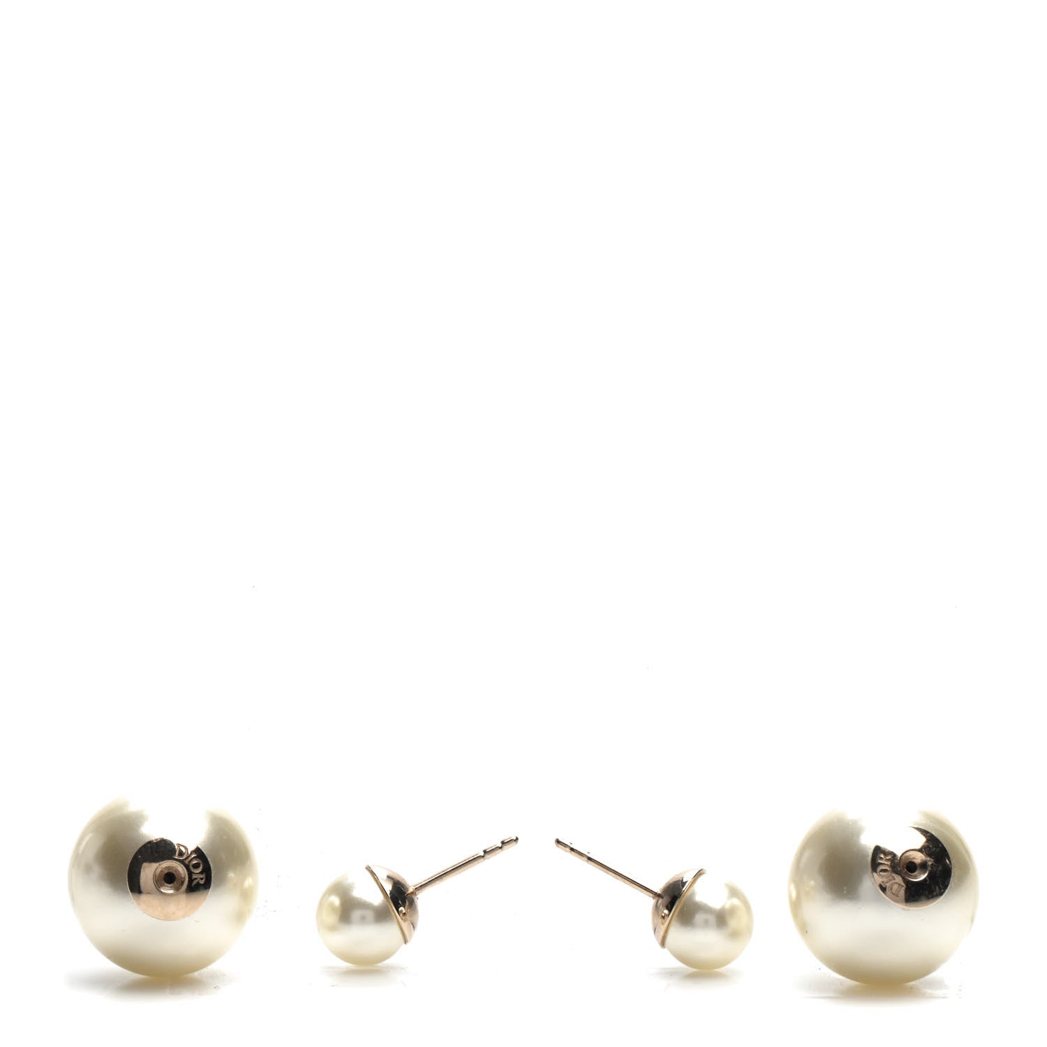 Christian Dior Pearl Mise En Dior Tribal Earrings 3 of 5