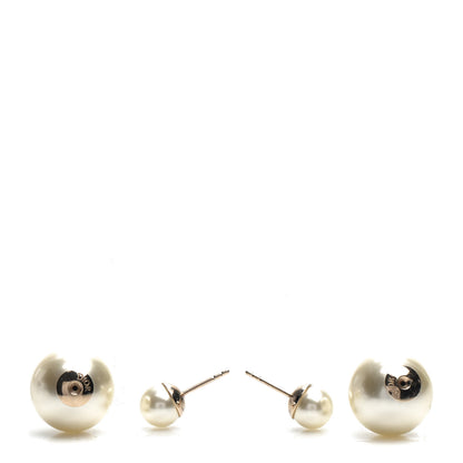 Christian Dior Pearl Mise En Dior Tribal Earrings 3 of 5