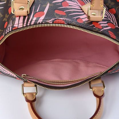 Louis Vuitton Monogram Jungle Dots Speedy 30 Sugar Pink Poppy 4 of 9