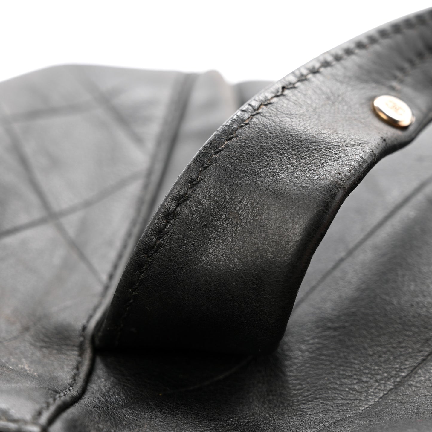 Calfskin CC Chevron All Day Long Boston Black