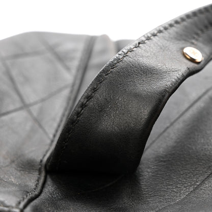 Chanel Calfskin CC Chevron All Day Long Boston Black 14 of 14