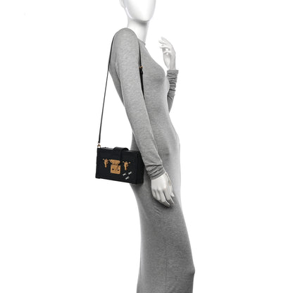 Louis Vuitton Epi Petite Malle Black 2 of 10