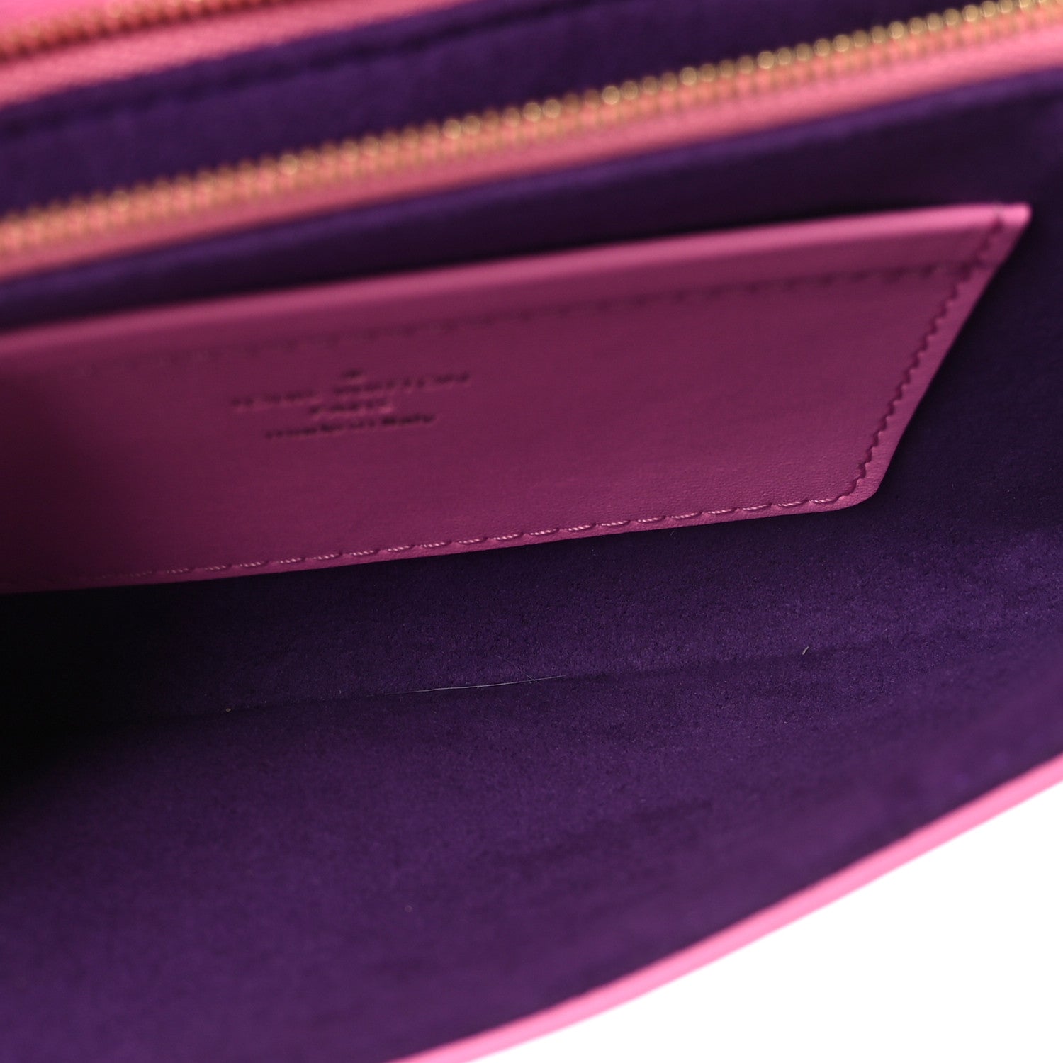 Louis Vuitton Lambskin Embossed Monogram Vuittamins Pochette Coussin Rose Violet 6 of 9