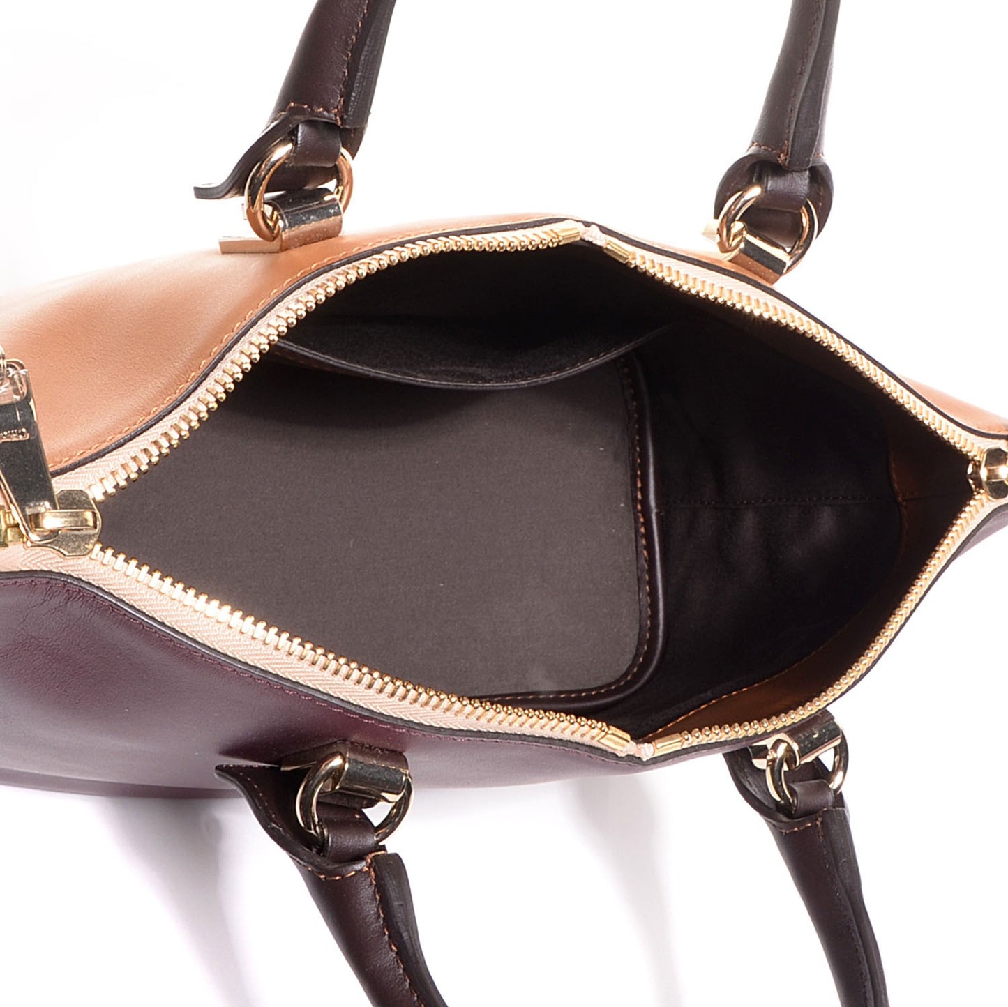 Smooth Calfskin Small Baylee Tote Purple
