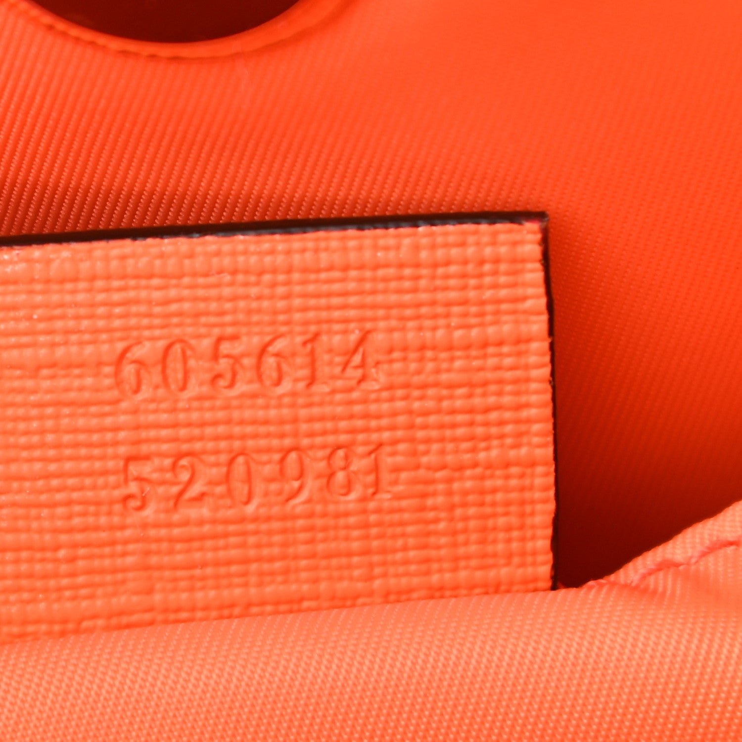 Gucci GG Supreme Monogram Banana Childrens Tote Beige Ebony Multicolor Carrot Orange 7 of 10