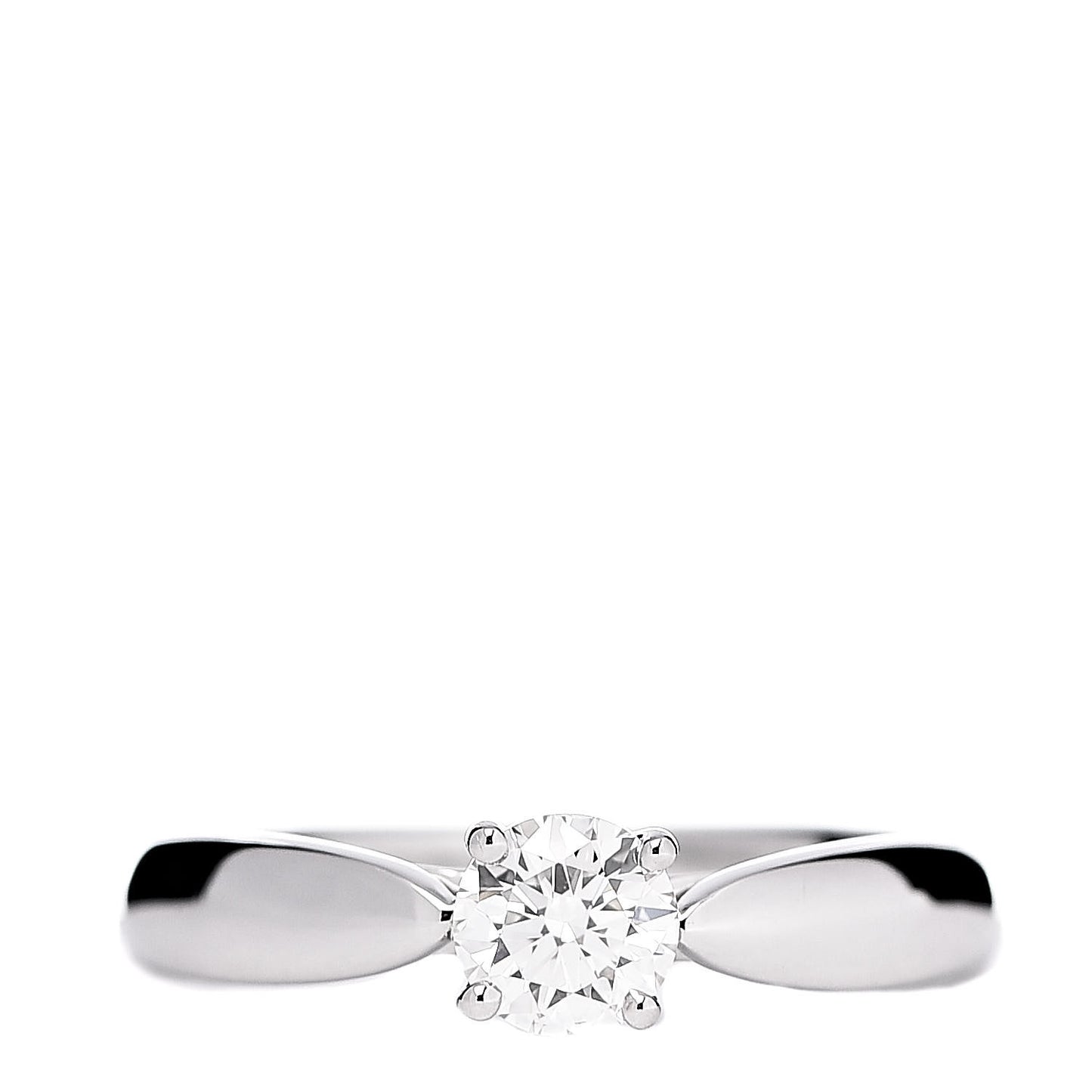 Platinum Diamond .33ct Harmony Solitaire Engagement Ring 48 4.5