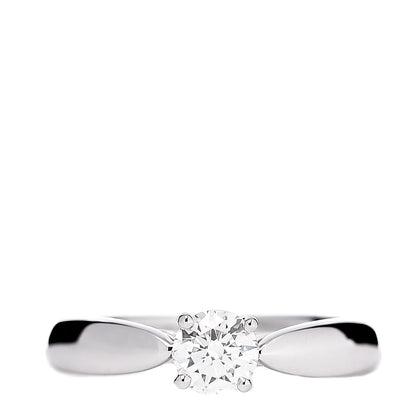 Tiffany Platinum Diamond .33ct Harmony Solitaire Engagement Ring 48 4.5 1 of 6
