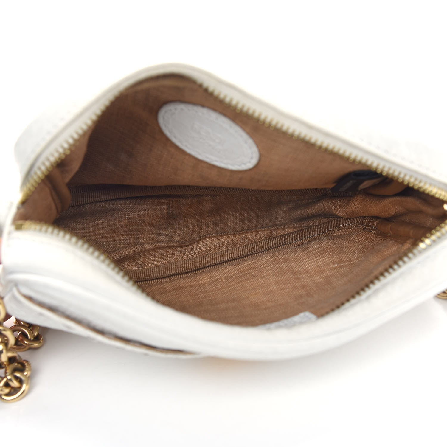 Fendi Cuoio Romano Selleria Crossbody White 5 of 11