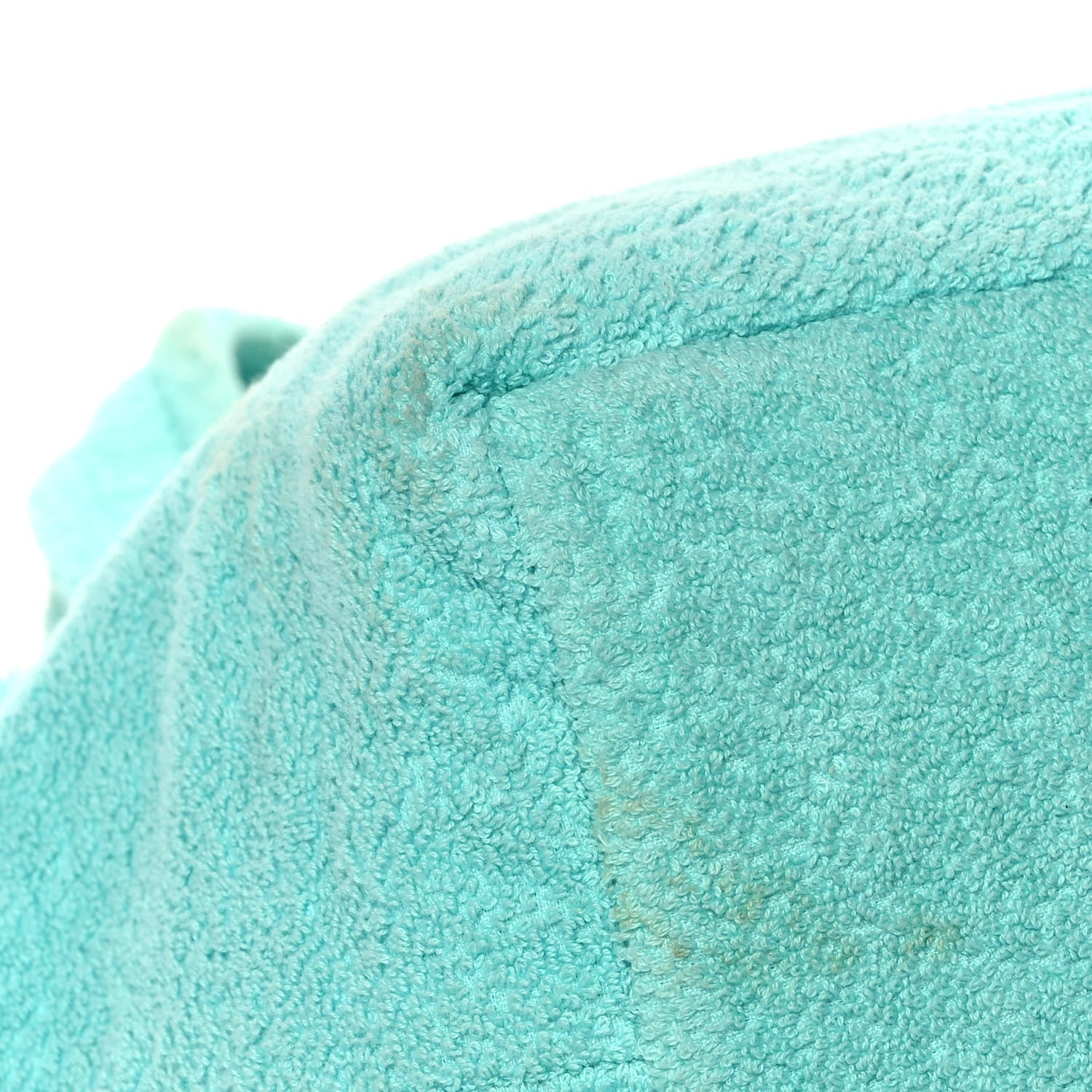 Chanel Terry Cotton CC Beach Tote Turquoise 13 of 16