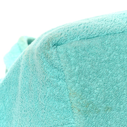 Chanel Terry Cotton CC Beach Tote Turquoise 13 of 16
