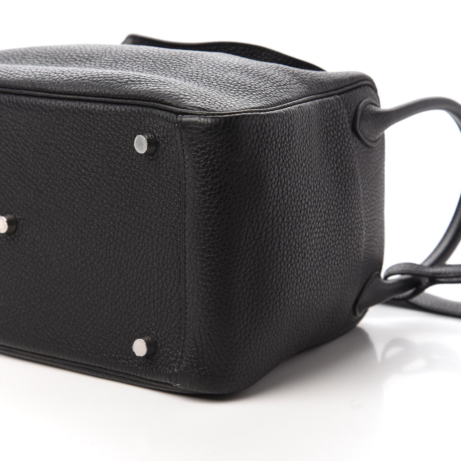 Hermes Taurillon Clemence Lindy 30 Black 7 of 9