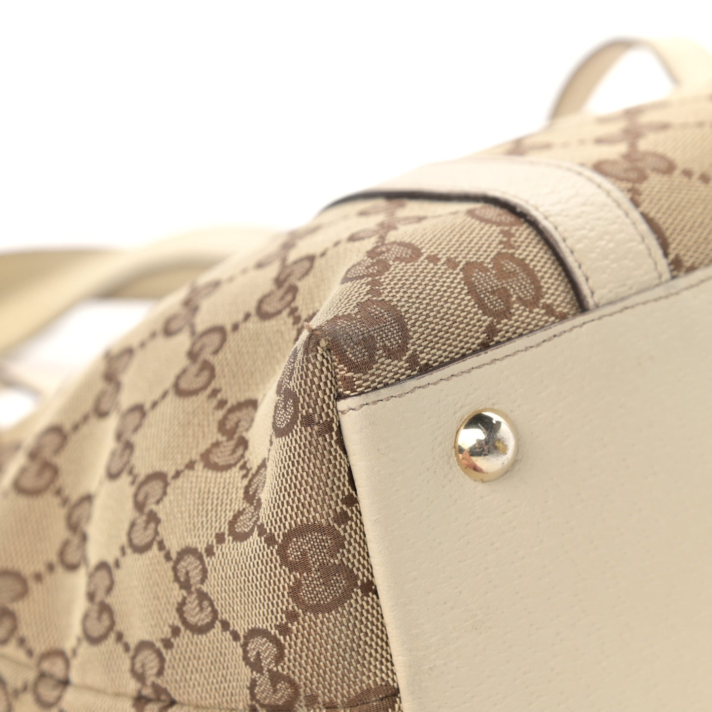 Monogram Medium Abbey Tote Off White
