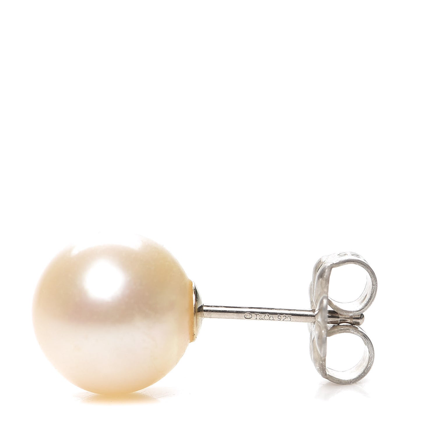 Sterling Silver Freshwater Pearl 8-9mm Ziegfeld Earrings