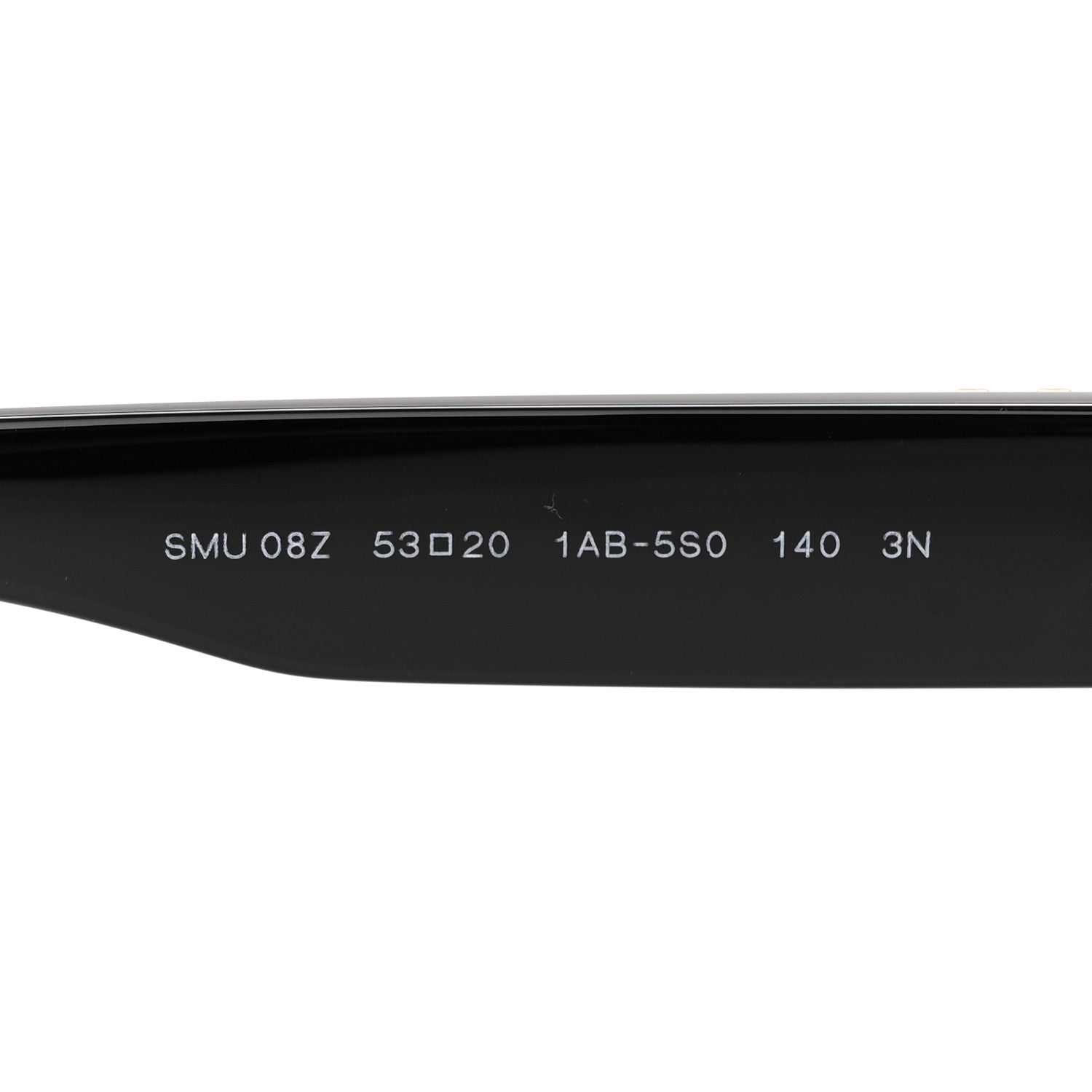 Miu Miu Acetate Rectangle Sunglasses SMU 08Z Black 6 of 8