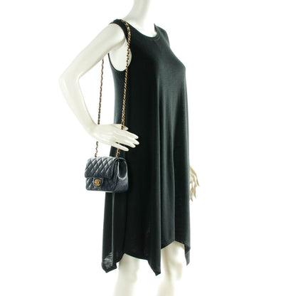 Chanel Caviar Quilted Mini Square Flap Navy 2 of 8