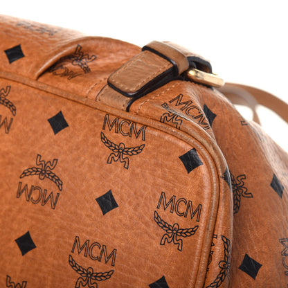MCM Visetos Medium Essentials Shopper Tote Cognac 14 of 26