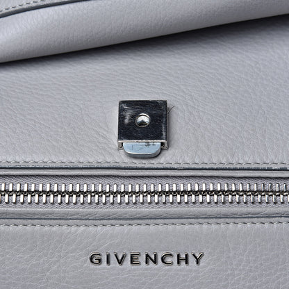 Givenchy Grained Calfskin Medium Pandora Pure Flap Bag Pearl Grey 12 of 14