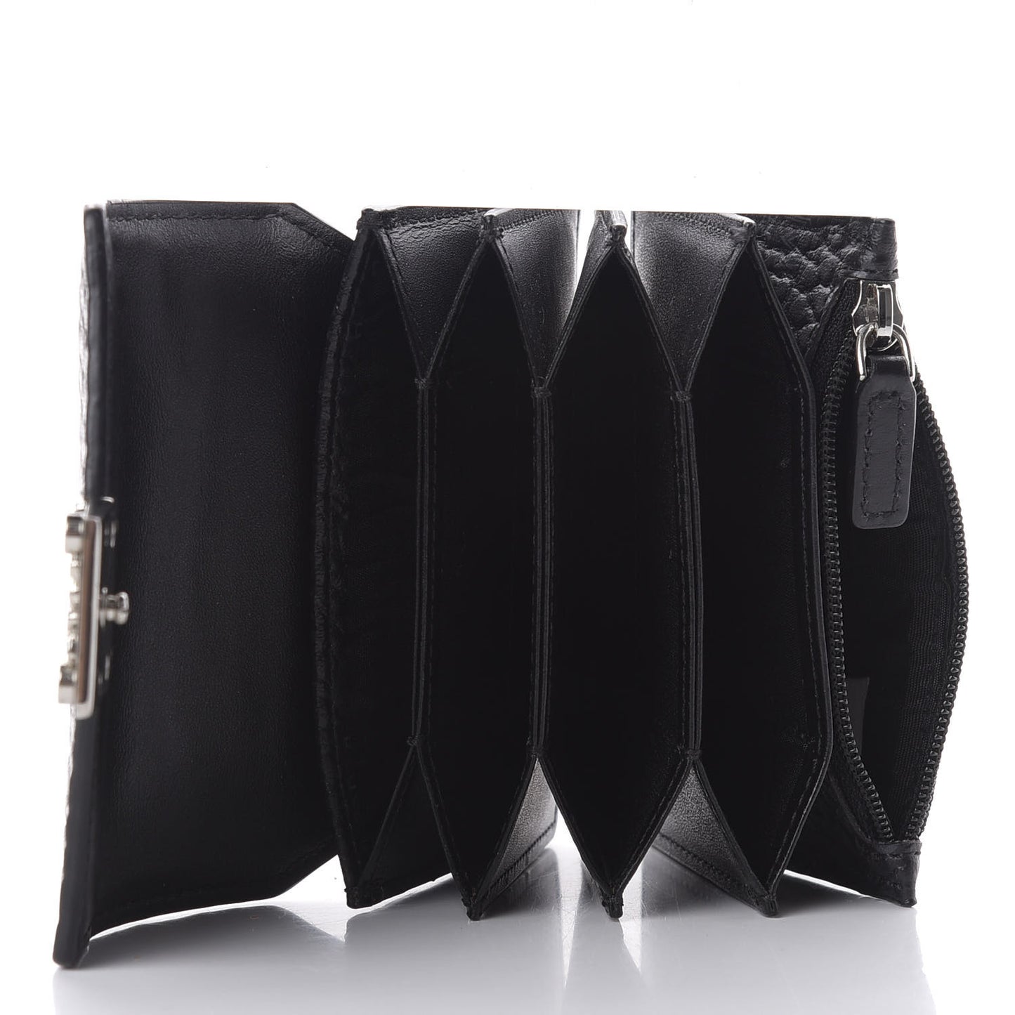 Visetos Mini Accordion Card Wallet Black