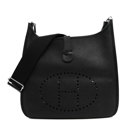 Hermes Taurillon Clemence Evelyne III GM Black 1 of 10