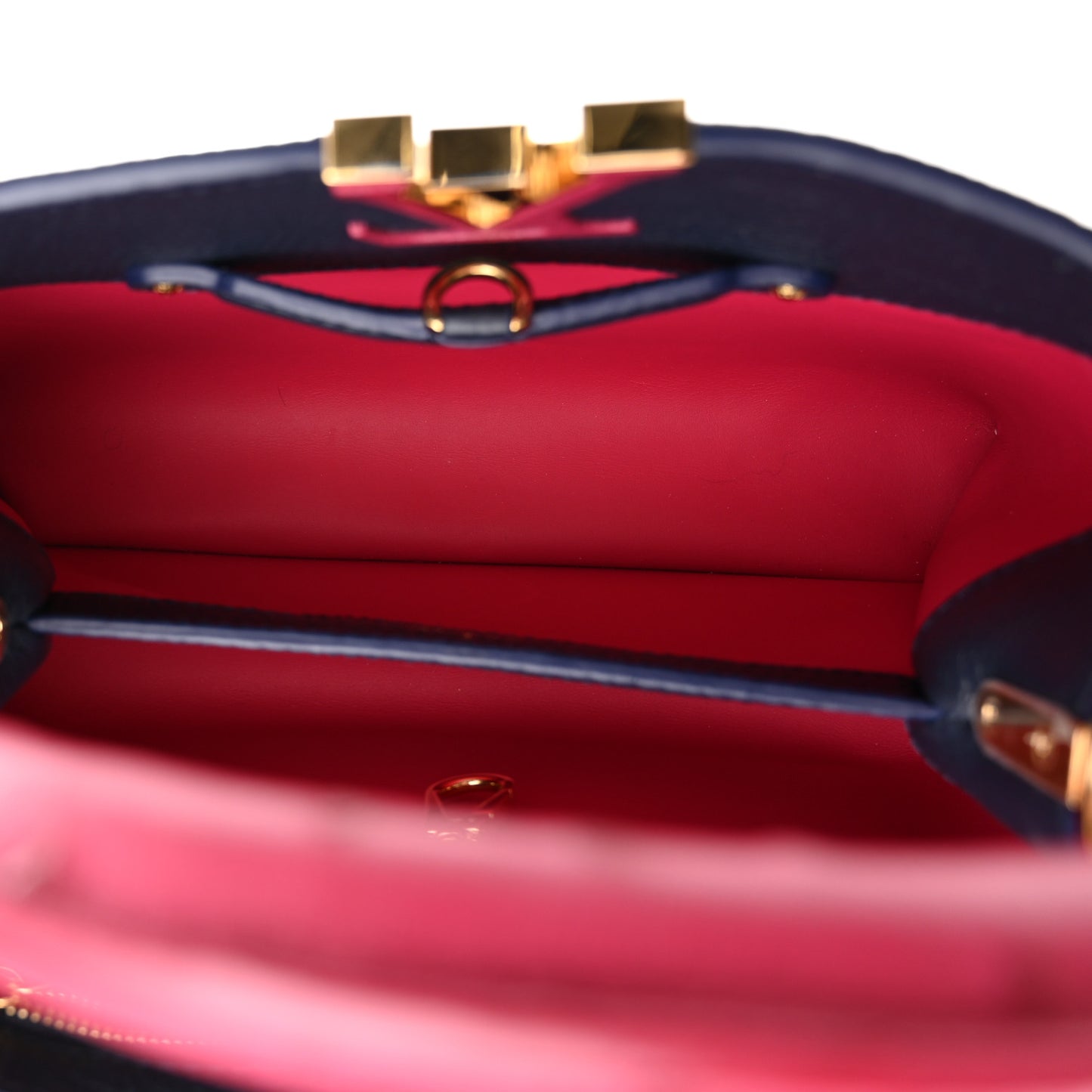 Ostrich Capucines BB Bleu de France Berry Red