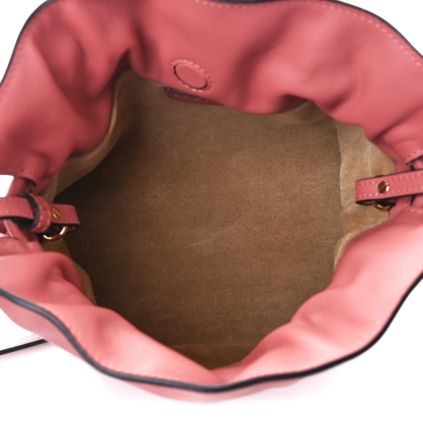 Calfskin Mini Flamenco Knot Clutch Pink