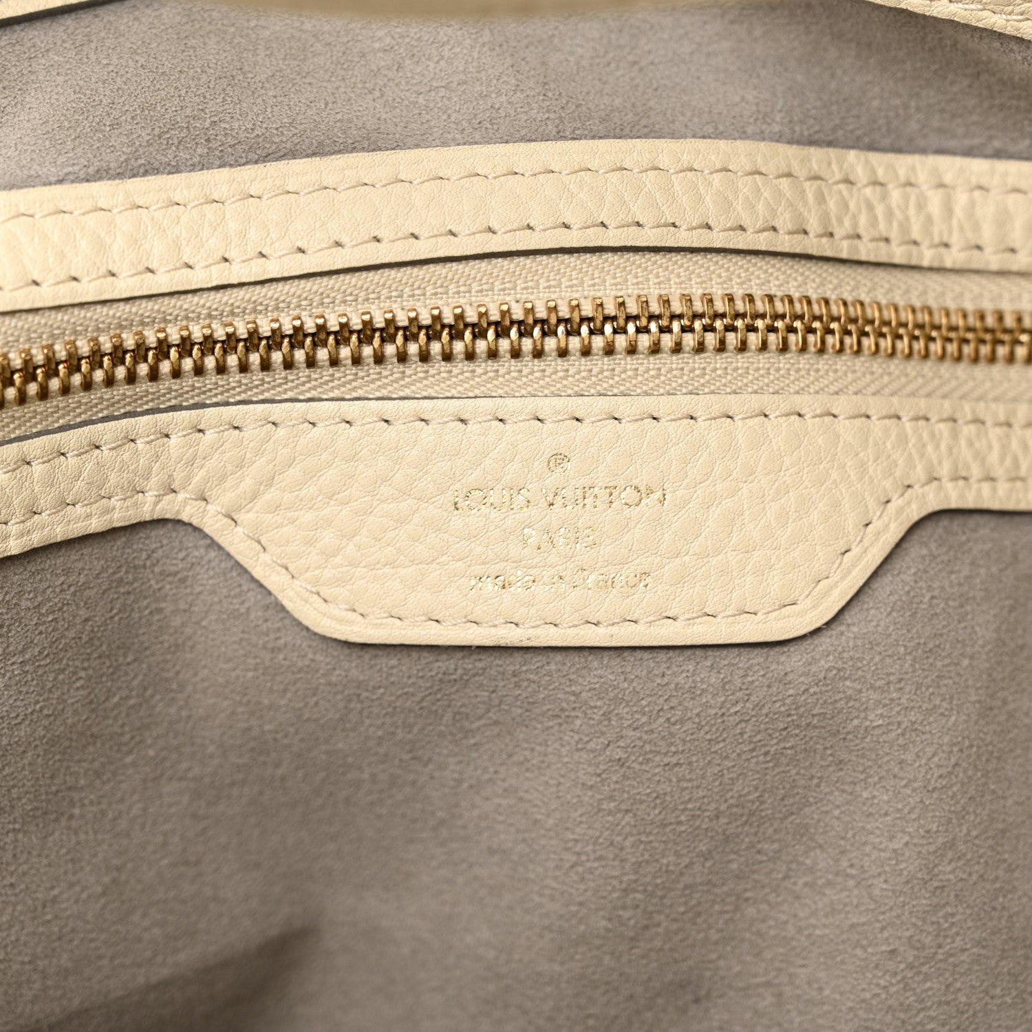 Louis Vuitton Mahina Cirrus MM Ivory 6 of 14