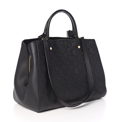 Louis Vuitton Empreinte Montaigne GM Black 2 of 8