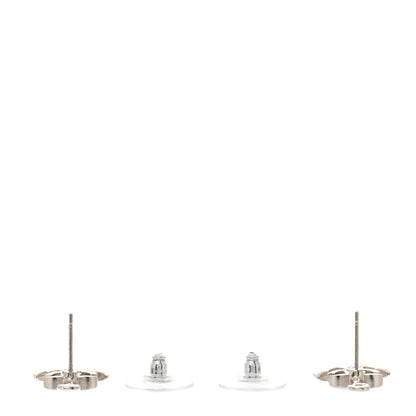 Chanel Metal Anchor CC Earrings Silver 3 of 5