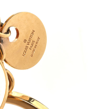 Louis Vuitton LV Circle Bag Charm Key Holder Gold 3 of 4