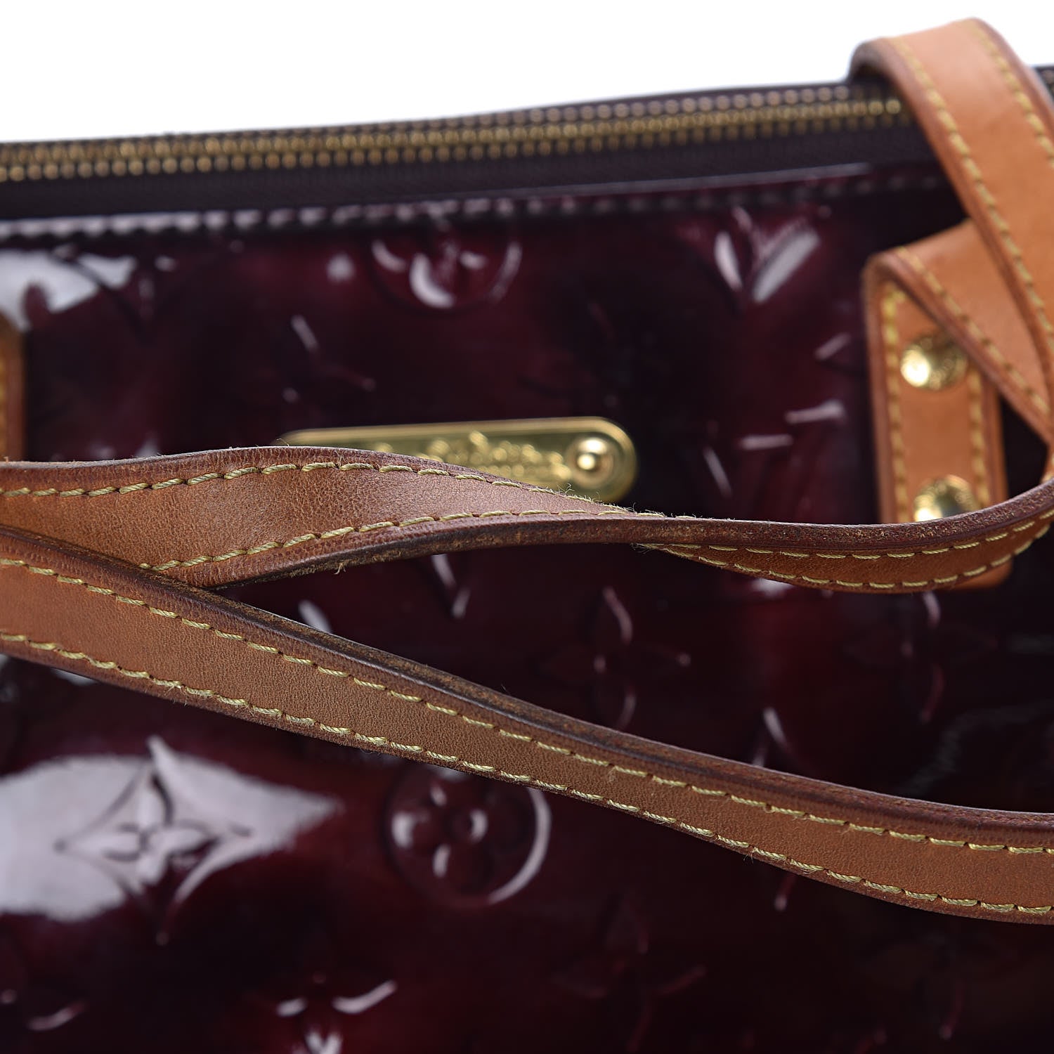 Louis Vuitton Vernis Bellevue GM Amarante 7 of 10