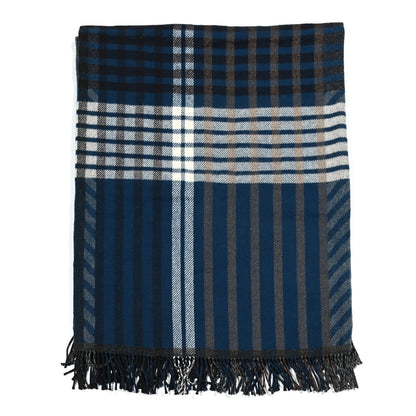Hermes Wool Plaid Escapade Blanket 1 of 3