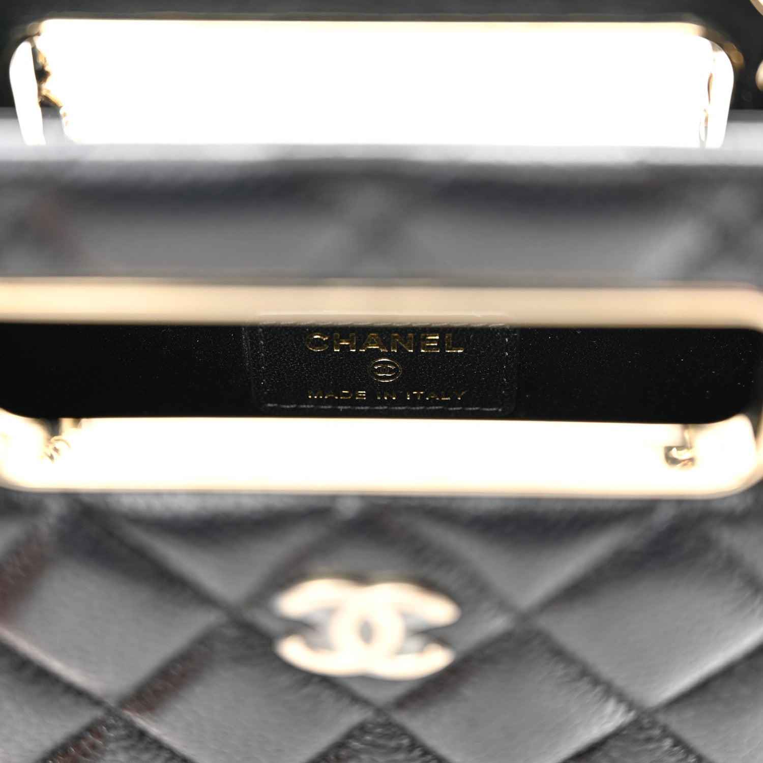 Chanel Caviar Quilted Evening Box Bag Black 6 of 9