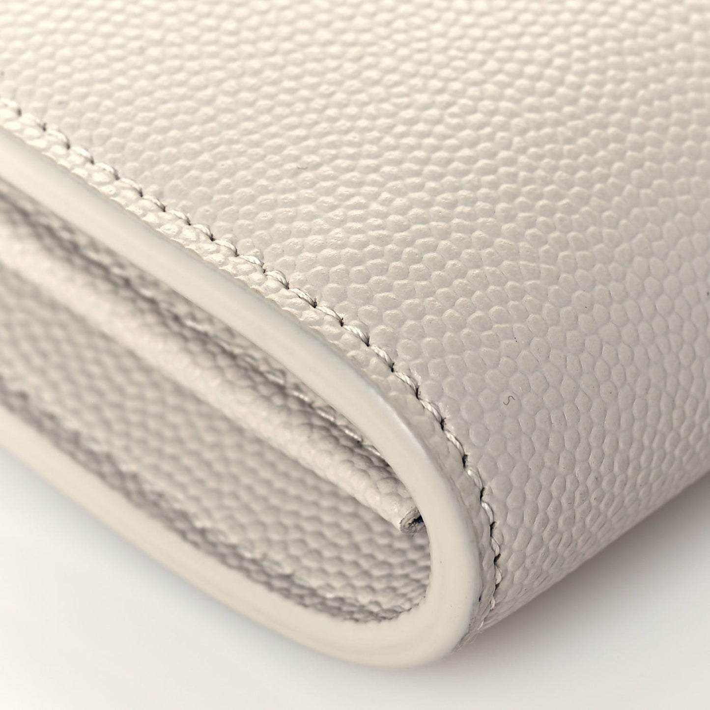 Grain de Poudre Monogram Strap Wallet Crema Soft