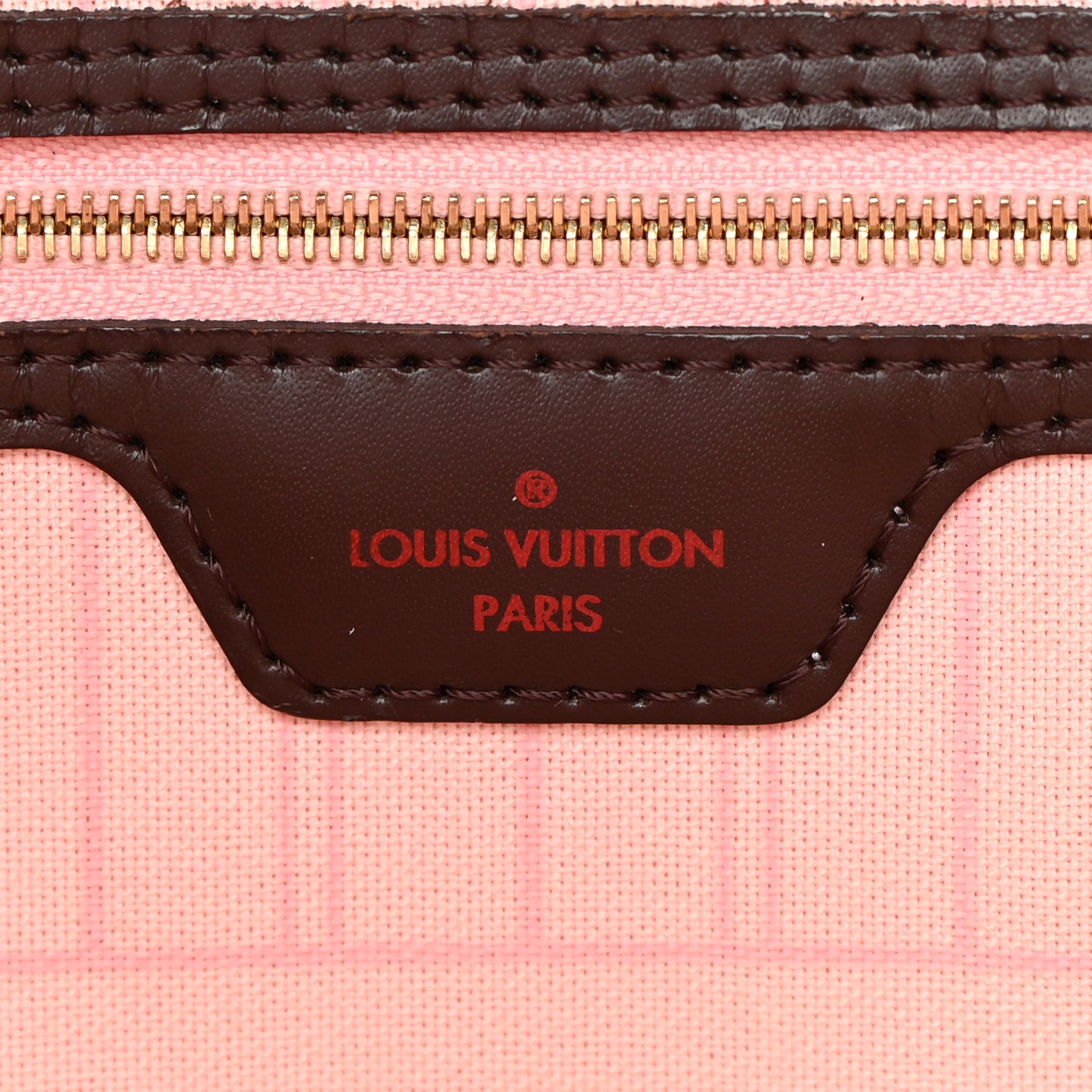 Damier Ebene Neo Neverfull MM Rose Ballerine