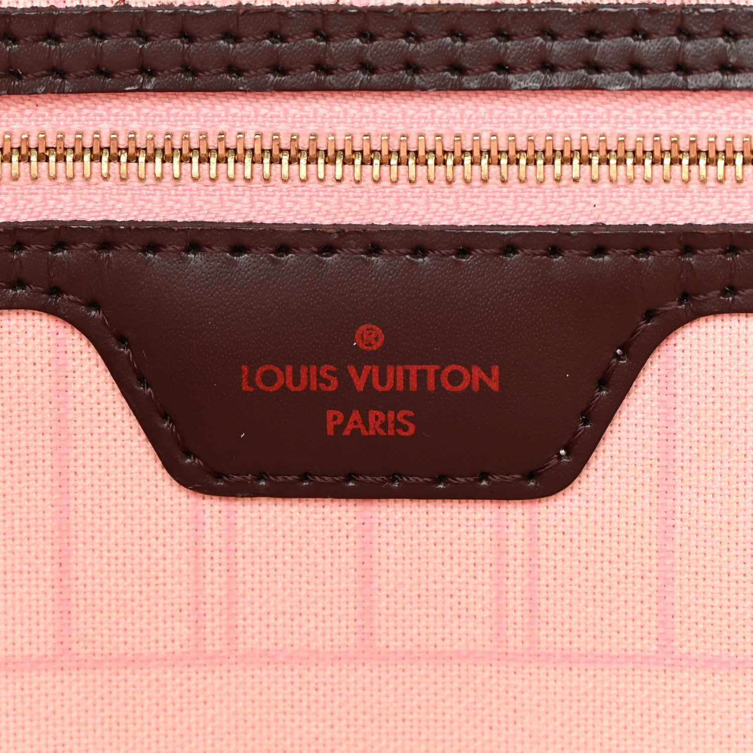 Louis Vuitton Damier Ebene Neo Neverfull MM Rose Ballerine 7 of 26