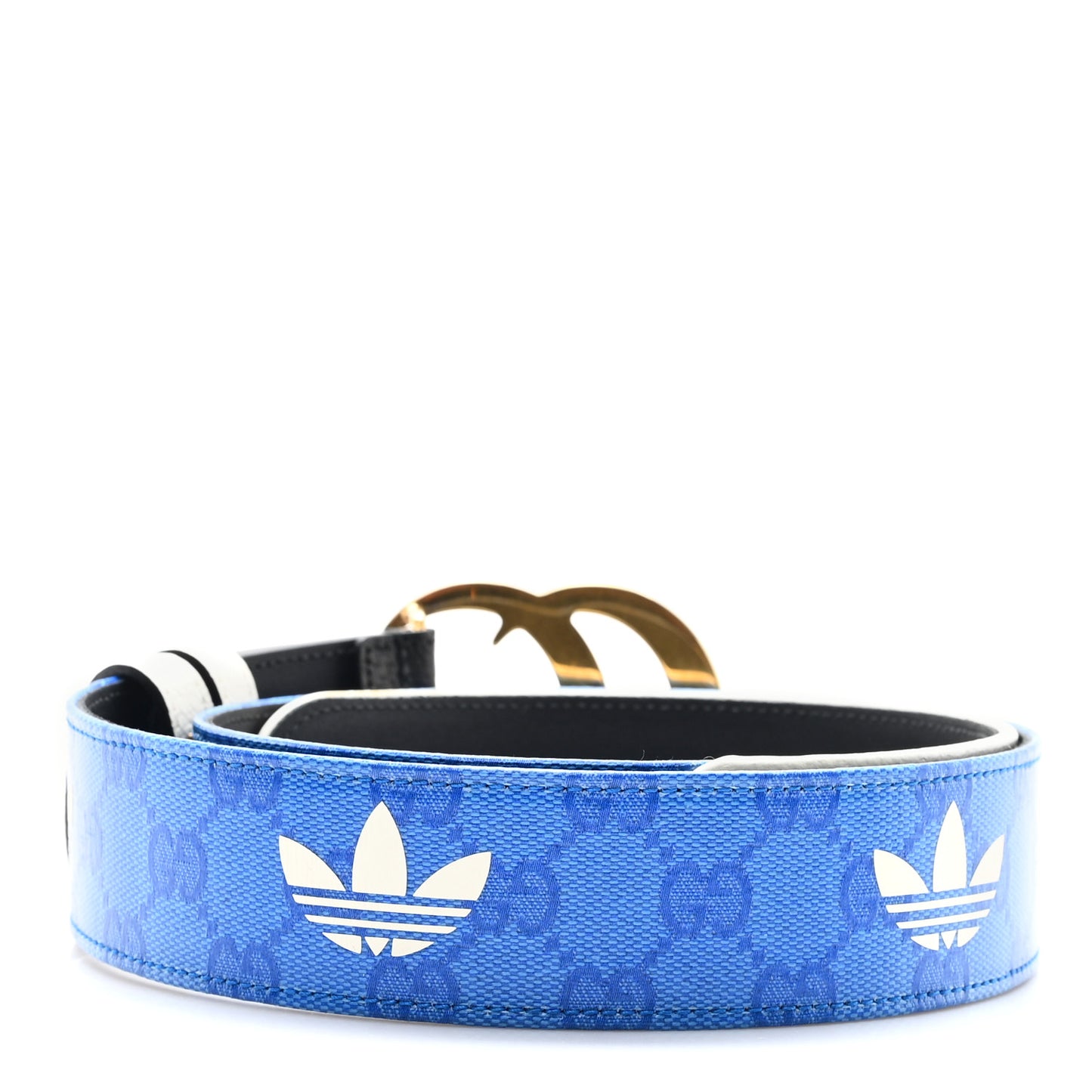 X ADIDAS Double G 85 34 Belt Blue White