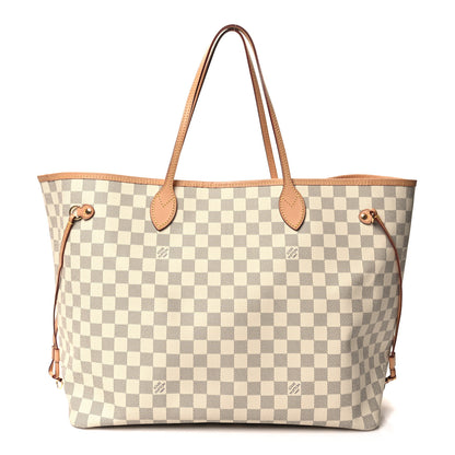 Louis Vuitton Damier Azur Neo Neverfull GM Rose Ballerine 1 of 10
