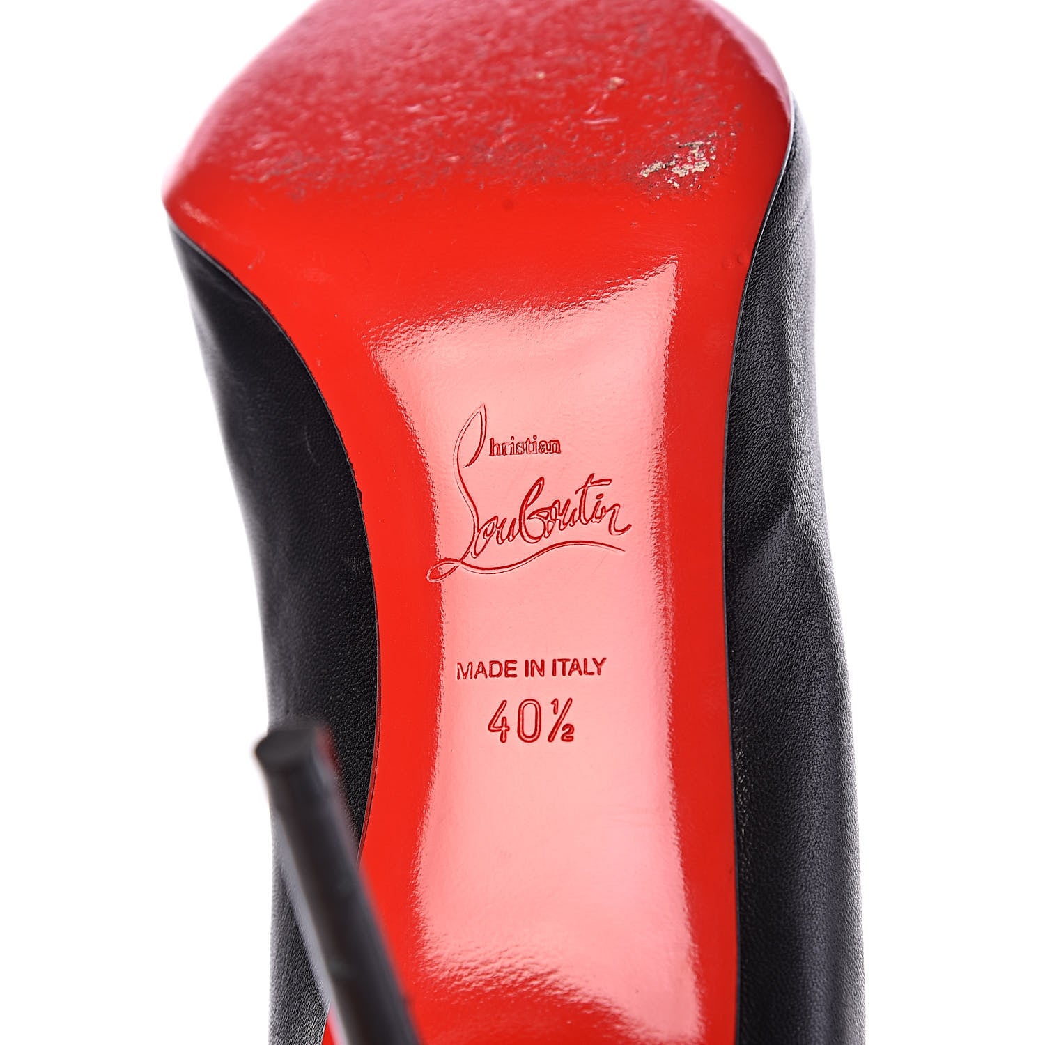 Christian Louboutin Shiny Nappa Pigalle Follies 85 Pumps 40.5 Black 7 of 11