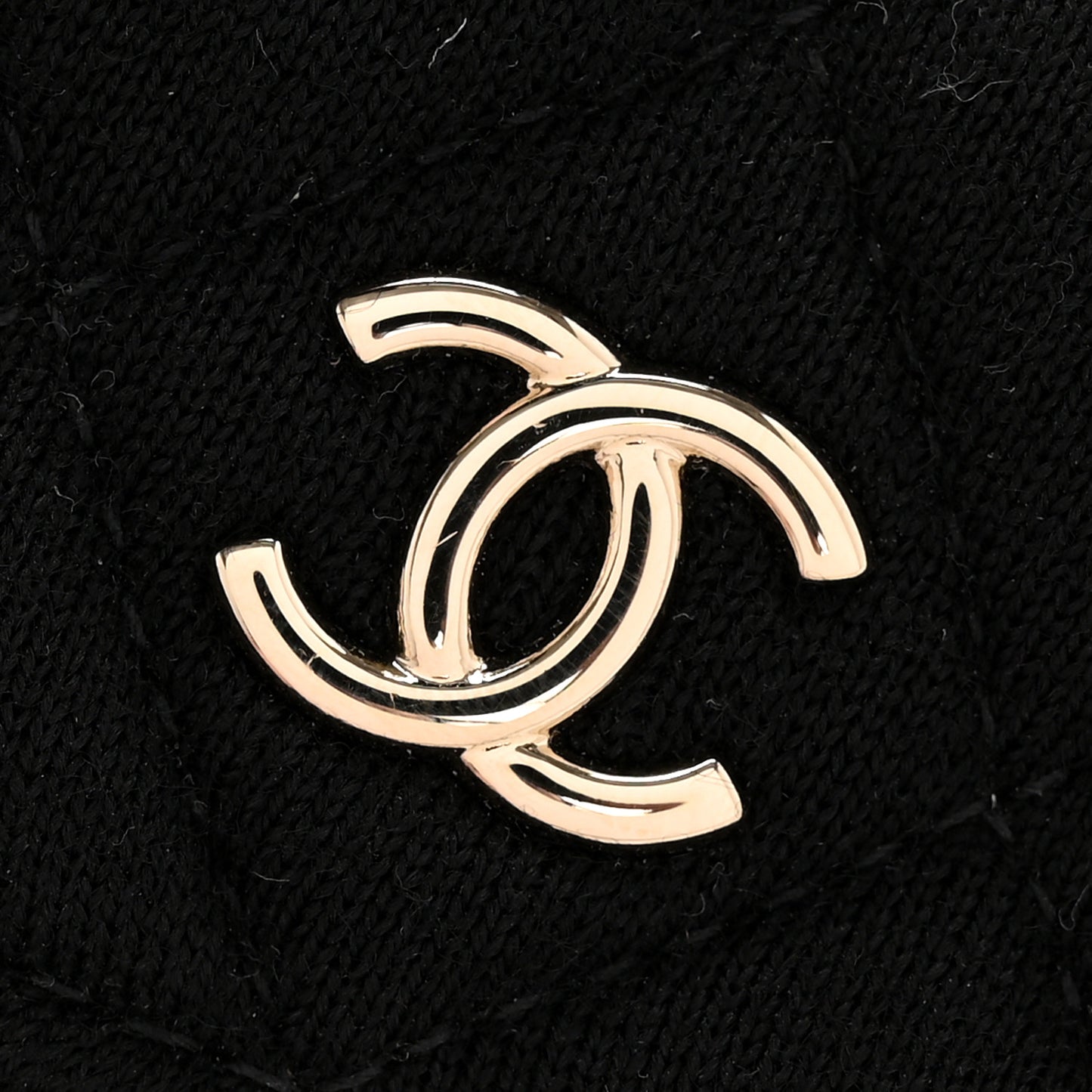 Jersey Quilted Micro Mini Flap Black