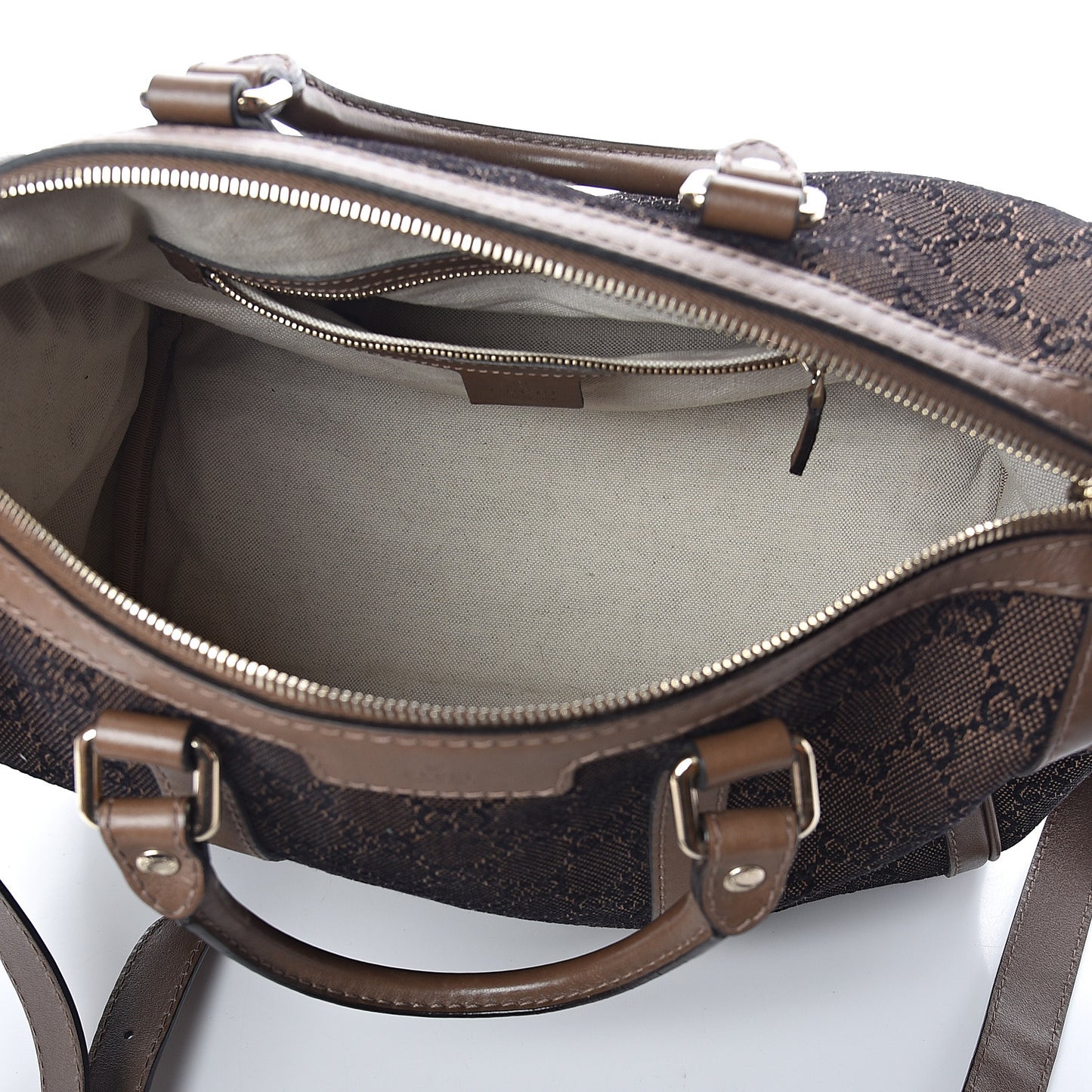Monogram Medium Vintage Web Joy Boston Brown