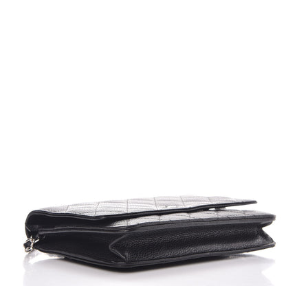 Chanel Caviar Quilted Wallet On Chain WOC Black 4 of 9