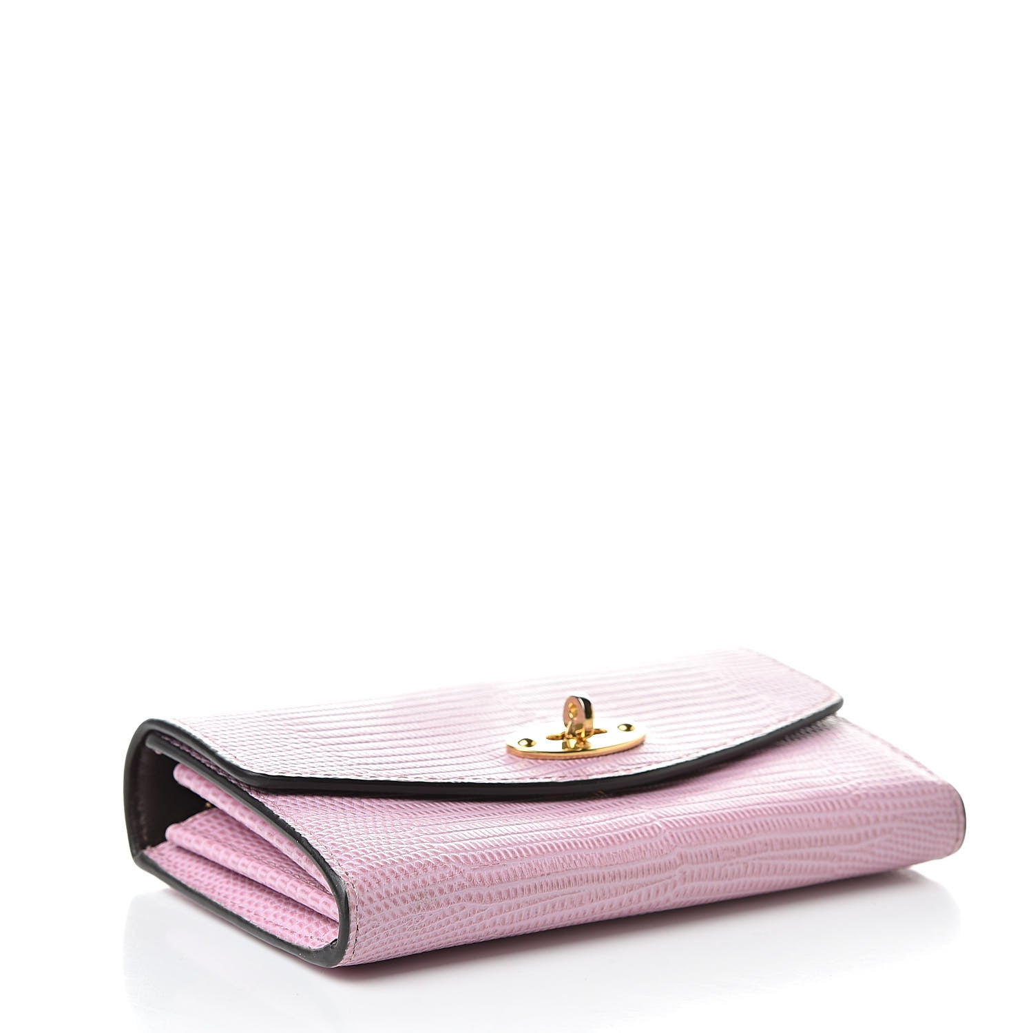 Mulberry Lizard Calfskin Embossed Darley Wallet Blossom 4 of 9
