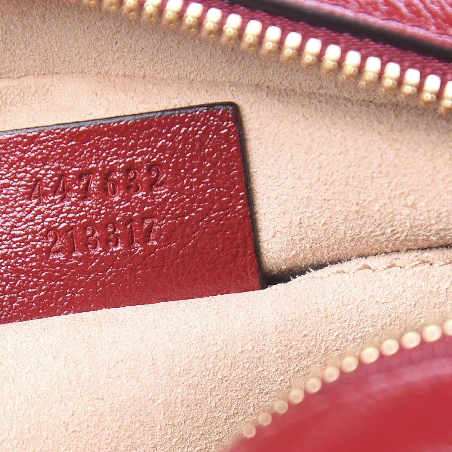 Gucci Monogram Azalea Calfskin Matelasse Diagonal Small GG Marmont Chain Shoulder Bag Beige Ebony New Cherry Red 7 of 10